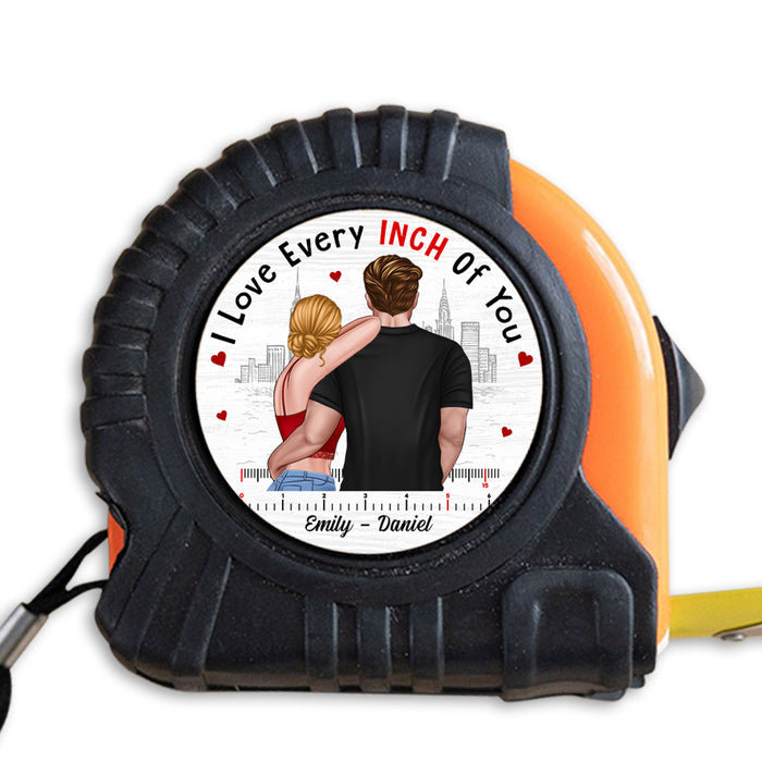 Personalized Gift For Couple I Love Every Inch Of You Tape Measure 33424 1