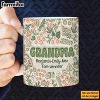 Personalized Gift For Grandma 3D Inflated Print Mug 33425 thumb 1