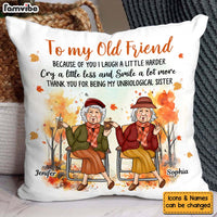 Personalized Gift To My Old Friend Autumn Pillow 33427 thumb 1