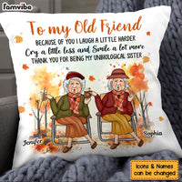 Personalized Gift To My Old Friend Autumn Pillow 33427 thumb 1