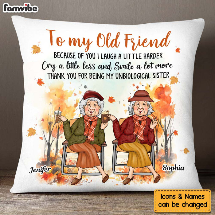 Personalized Gift To My Old Friend Autumn Pillow 33427 1