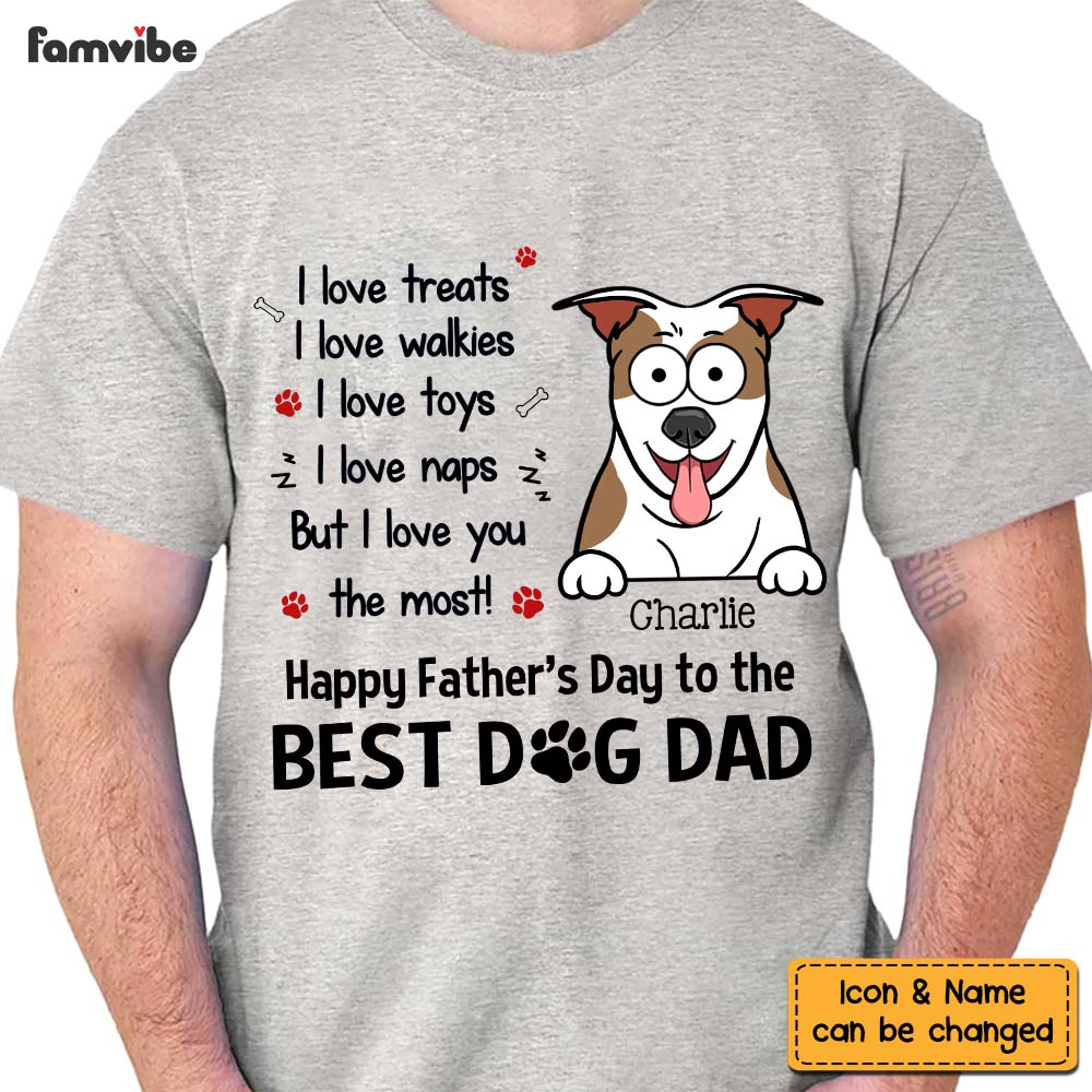 Personalized Gift For Dog Dad Shirt Hoodie Sweatshirt 33429 Primary Mockup