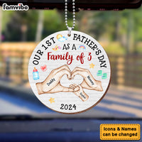 Personalized Gift for Family First Father's Day Ornament 33435 thumb 1