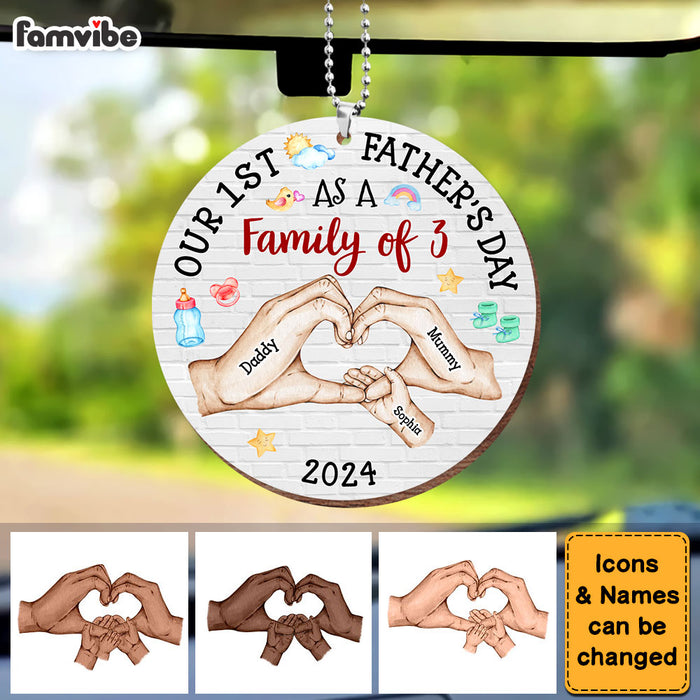 Personalized Gift for Family First Father's Day Ornament 33435 1