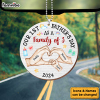 Personalized Gift for Family First Father's Day Ornament 33435 thumb 1