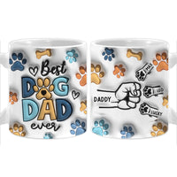 Personalized Gift For Dog Dad 3D Inflated Mug 33438 thumb 1