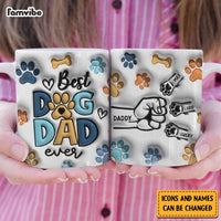 Personalized Gift For Dog Dad 3D Inflated Mug 33438 thumb 1