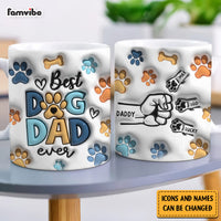 Personalized Gift For Dog Dad 3D Inflated Mug 33438 thumb 1