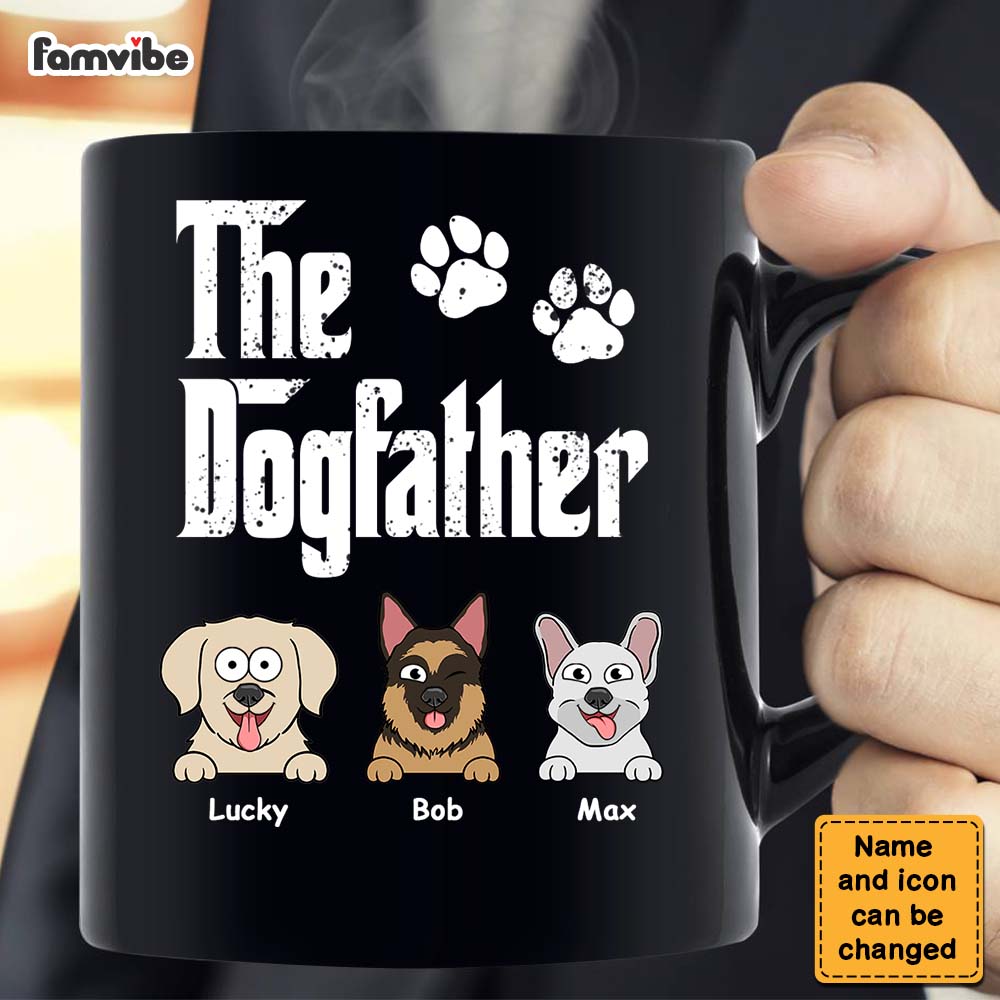 Personalized For Dad The Dog Father Dog Mom Mug 33441 Primary Mockup
