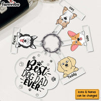 Personalized Gift For Dog Lovers Acrylic Custom Keychain 33442 thumb 1
