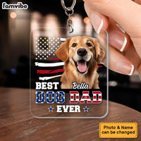 Personalized For Dad Custom Photo Ultimate Dog Dad Acrylic Keychain 33443 thumb 1