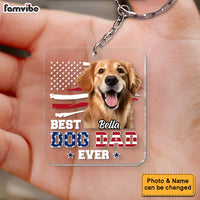 Personalized For Dad Custom Photo Ultimate Dog Dad Acrylic Keychain 33443 thumb 1