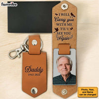 Personalized For  I Will Carry You With Me Custom Photo Photo Album Keychain 33448 thumb 1