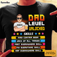 Personalized Gift For Dad Grandpa Level Unlocked Shirt - Hoodie - Sweatshirt 33451 thumb 1