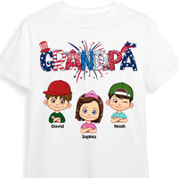 Personalized Gift For Dad Grandpa Stars And Stripes Shirt - Hoodie - Sweatshirt 33453 thumb 1