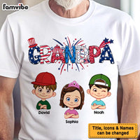 Personalized Gift For Dad Grandpa Stars And Stripes Shirt - Hoodie - Sweatshirt 33453 thumb 1
