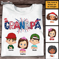 Personalized Gift For Dad Grandpa Stars And Stripes Shirt - Hoodie - Sweatshirt 33453 thumb 1