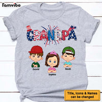 Personalized Gift For Dad Grandpa Stars And Stripes Shirt - Hoodie - Sweatshirt 33453 thumb 1