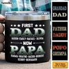Personalized For Dad Grandpa First Dad Now Papa Stainless Steel Tumbler With Handle 33456 1