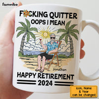 Personalized For Dad Oops I Mean Happy Retirement Mug 33457 thumb 1