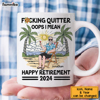 Personalized For Dad Oops I Mean Happy Retirement Mug 33457 thumb 1