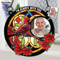 Personalized For Grandpa Custom Photo I'm Always With You Memorial Acrylic Suncatcher Ornament 33462 thumb 1