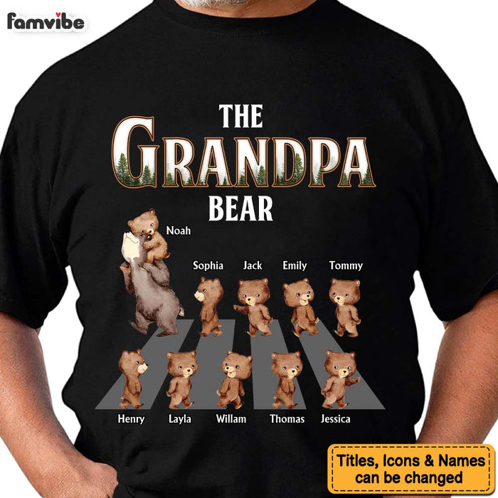 Personalized Gift For The Grandma Grandpa Bear Custom Grandkids' Shirt - Hoodie - Sweatshirt 33469 1