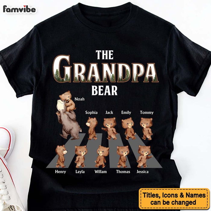 Personalized Gift For The Grandma Grandpa Bear Custom Grandkids' Shirt - Hoodie - Sweatshirt 33469 1