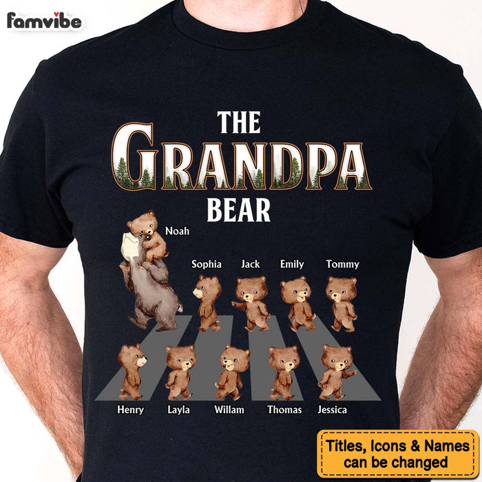 Personalized Gift For The Grandma Grandpa Bear Custom Grandkids' Shirt - Hoodie - Sweatshirt 33469 1
