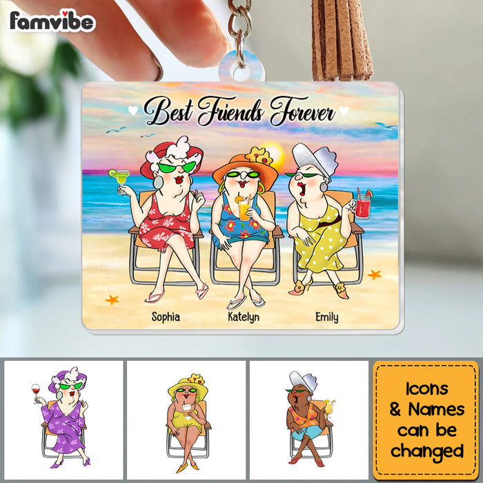 Personalized Gift For Friends Forever Acrylic Keychain 33488 1