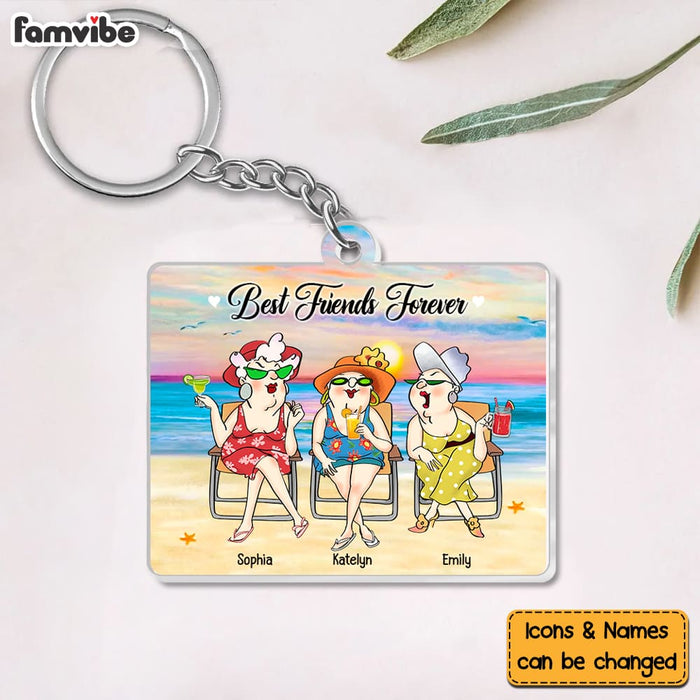 Personalized Gift For Friends Forever Acrylic Keychain 33488 1