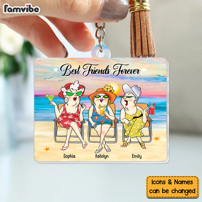 Personalized Gift For Friends Forever Acrylic Keychain 33488 1