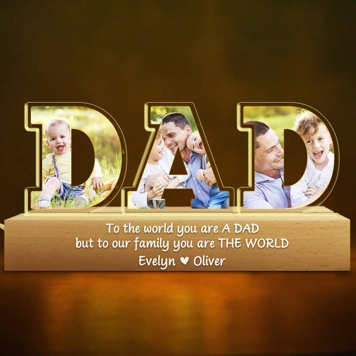Personalized Gift For Dad Photo Acrylic Name Night Light 33494 1