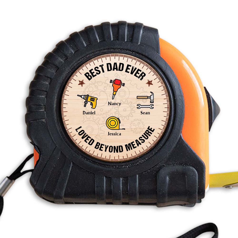 Personalized Dad, Grandpa Loved Beyond Measure Tape Measure 33502 Primary Mockup