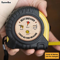 Personalized Dad, Grandpa Loved Beyond Measure Tape Measure 33502 thumb 1