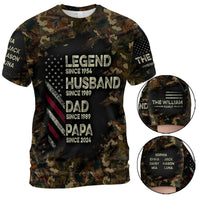 Personalized Gift For Legend Husband Dad Papa All-over Print T Shirt - Hoodie - Sweatshirt 33504 thumb 1