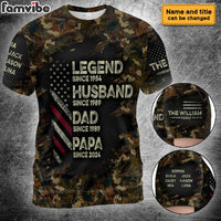 Personalized Gift For Legend Husband Dad Papa All-over Print T Shirt - Hoodie - Sweatshirt 33504 thumb 1