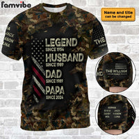 Personalized Gift For Legend Husband Dad Papa All-over Print T Shirt - Hoodie - Sweatshirt 33504 thumb 1