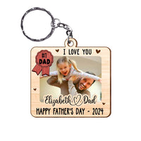 Personalized Gift For We Love You Custom Photo Wood Keychain 33505 thumb 1