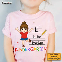 Personalized Gift For Grandson Alphabet Back To School Kid T Shirt - Kid Hoodie - Kid Sweatshirt 33509 thumb 1