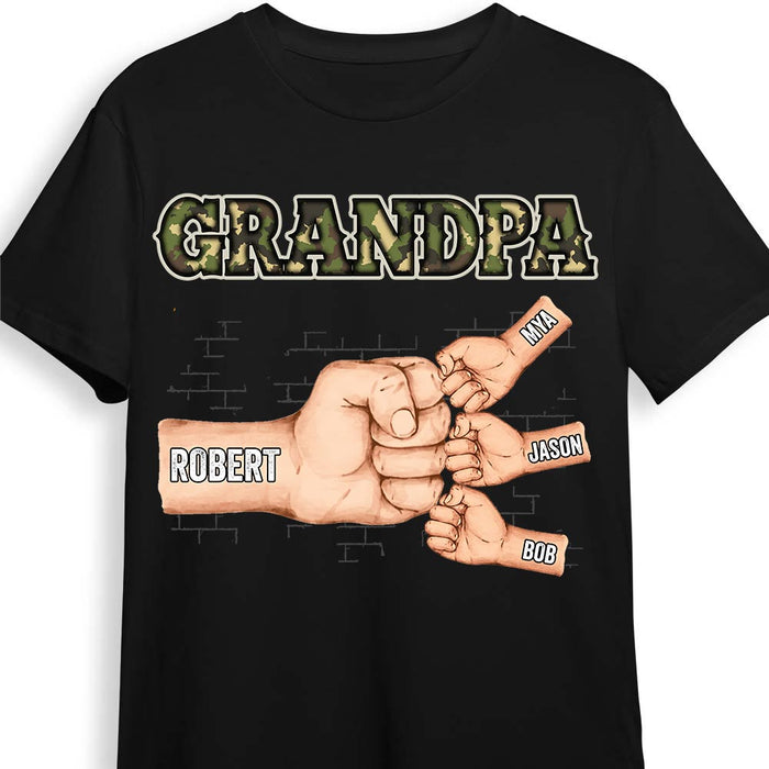 Personalized Gift For Grandpa Fist Bump Shirt - Hoodie - Sweatshirt 33511 1