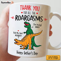 Personalized Gift for Husband Dad Roargasms Mug 33513 thumb 1