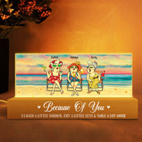 Personalized Gift For Friends Smile A Lot More Acrylic Name Night Light 33516 thumb 1