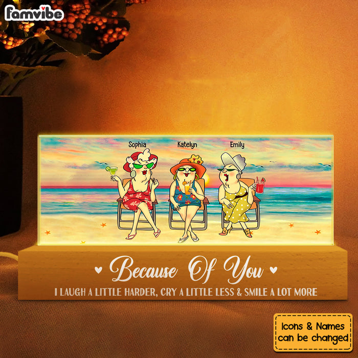 Personalized Gift For Friends Smile A Lot More Acrylic Name Night Light 33516 1