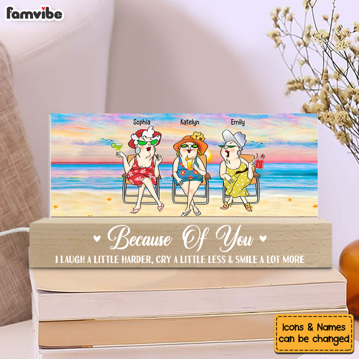Personalized Gift For Friends Smile A Lot More Acrylic Name Night Light 33516 1
