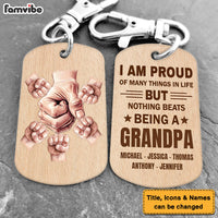 Personalized For Dad Grandpa I'm Proud Of Many Things Aluminum Keychain 33518 thumb 1