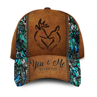 Personalized Gift For Couple Deer Hunting Pattern Cap 33522 thumb 1