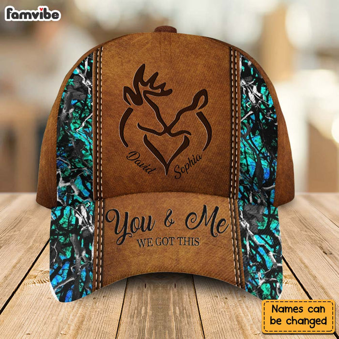 Personalized Gift For Couple Deer Hunting Pattern Cap 33522 1