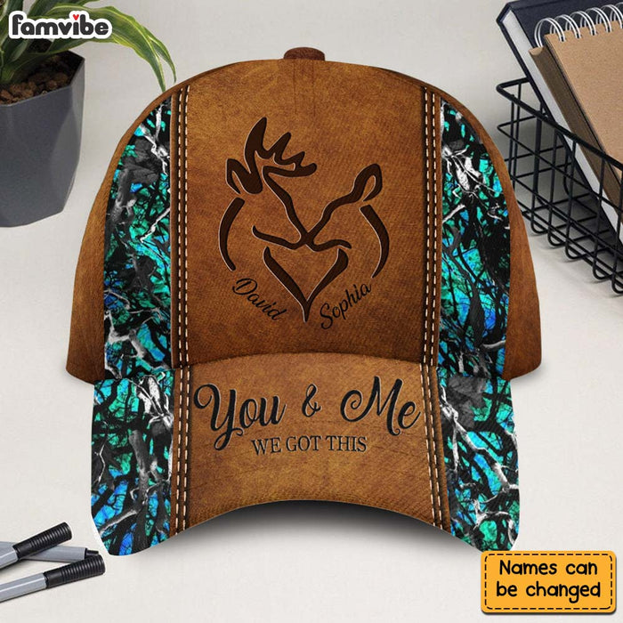 Personalized Gift For Couple Deer Hunting Pattern Cap 33522 1