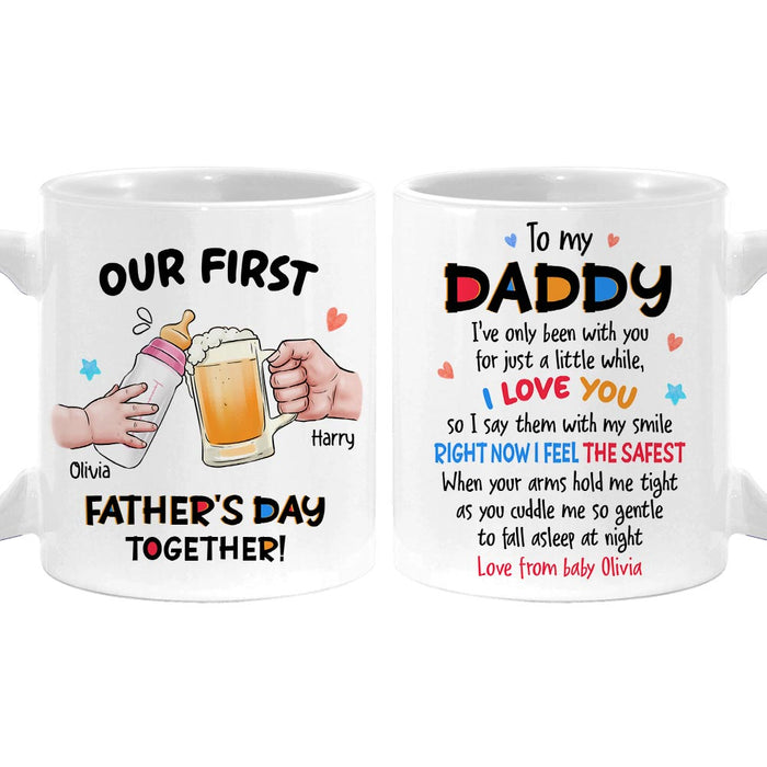 Personalized Gift For 1st Father's Day Mug 33525 1